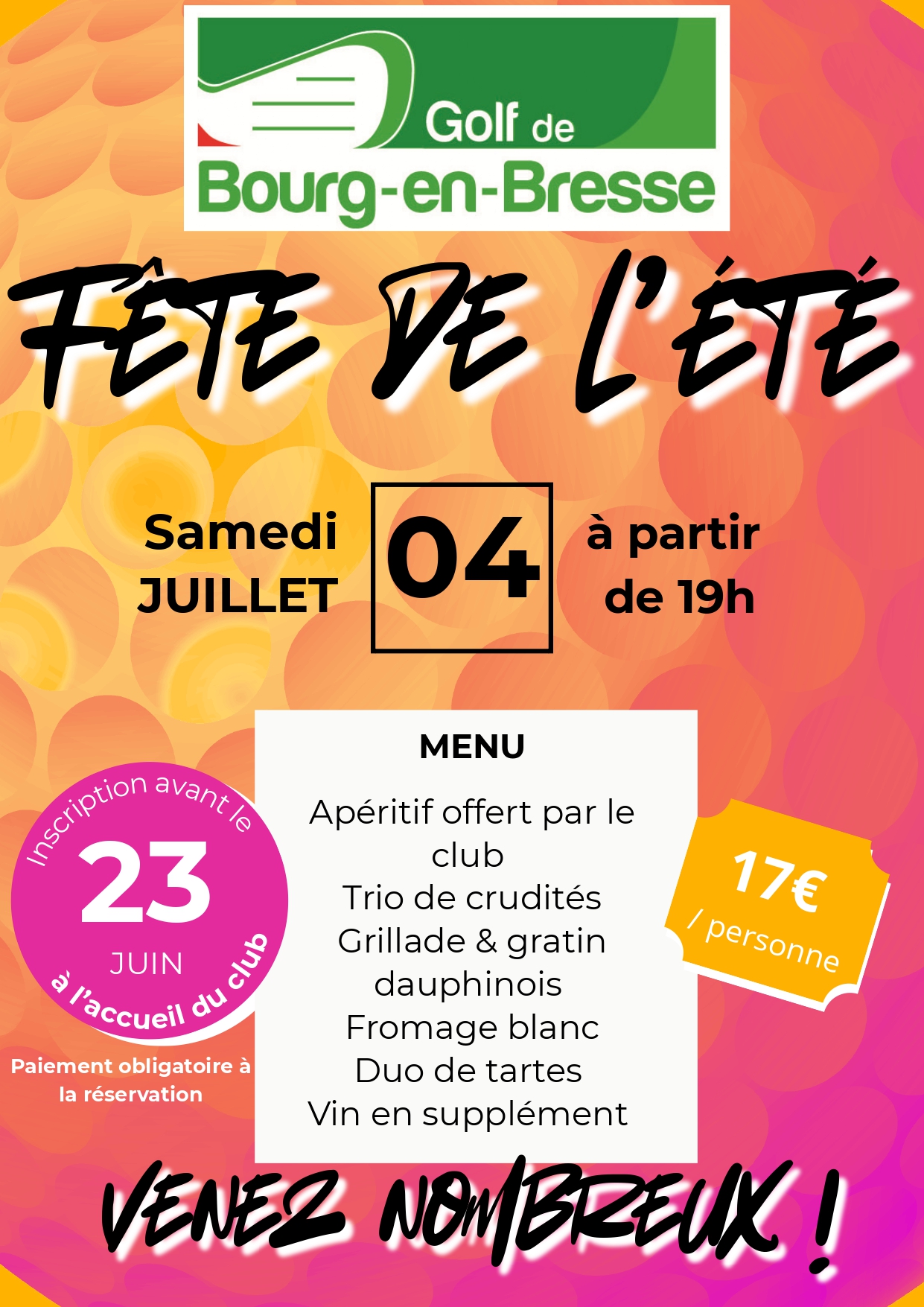 Fête de l'été du Club